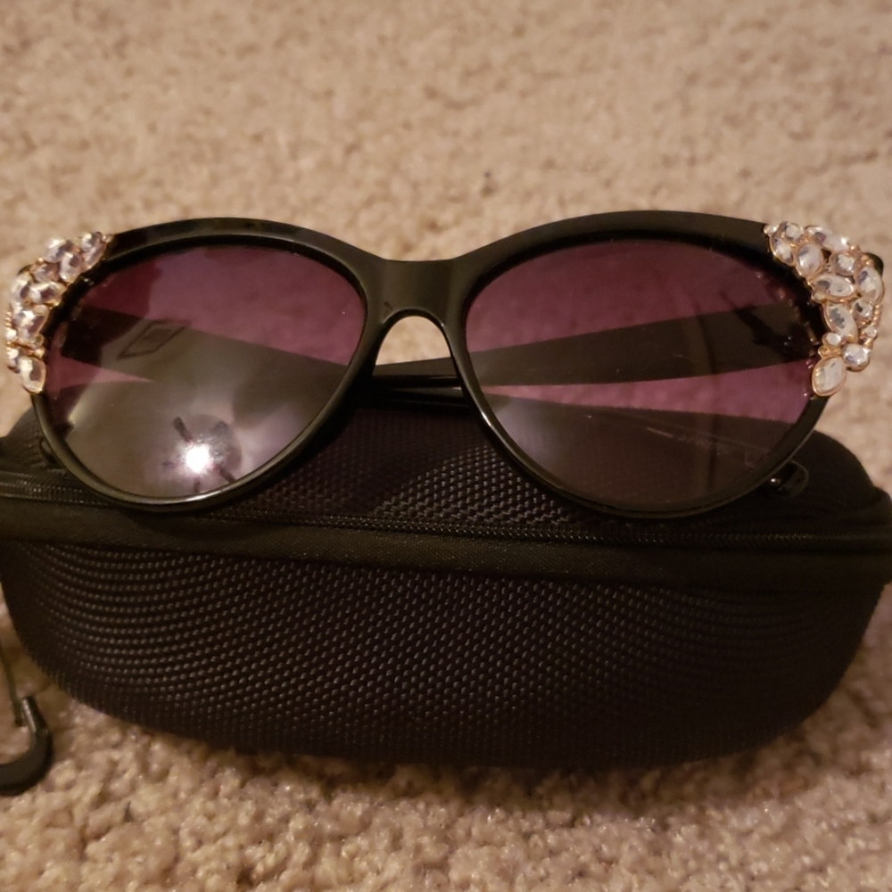 Black embellished sunglasses